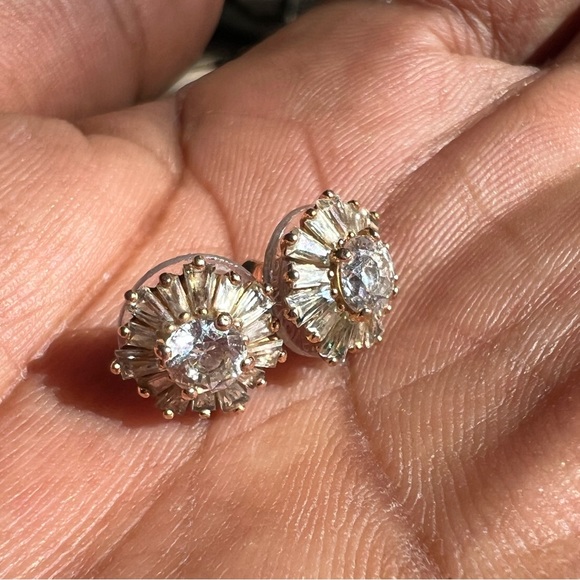 Swarovski Crystal Stud Earrings - Picture 2 of 2